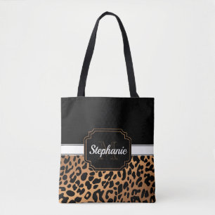 Cute Leopard Print Tote Bag