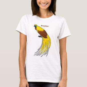 Cute lesser bird of paradise illustration T-Shirt