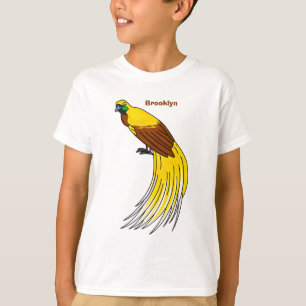 Cute lesser bird of paradise illustration T-Shirt