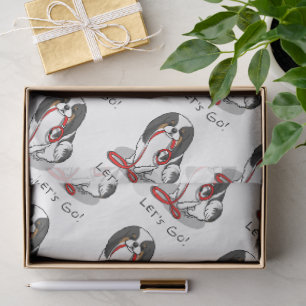 Cute Let's Go! Japanese Chin Dog (tri-color 1) Tissue Paper