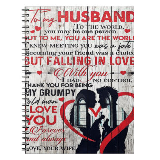 Cute Letter for Husband | To My Husband Present Notebook