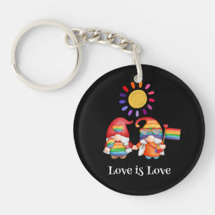 Cute LGBTQ Rainbow colours Keychain