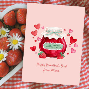 Cute Life’s sweeter with you in my jar Classroom Card