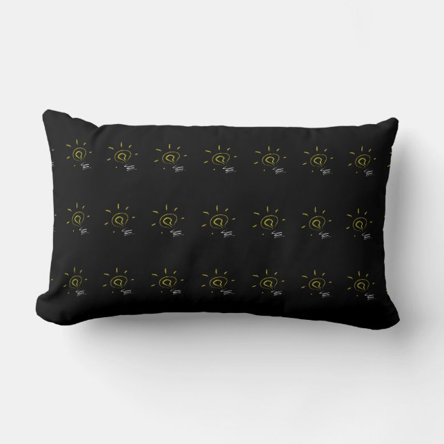 Cute Light Bulb Pillow (Front)