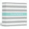 Cute Light Grey and Mint Green Stripes Pattern
