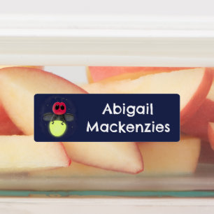 Cute lightning bug firefly cartoon personalized