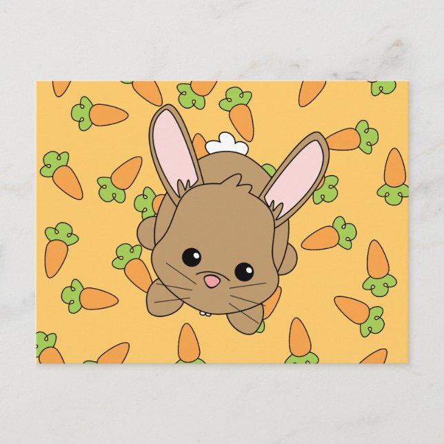 Cute Lil' Bunny Postcard (Front)