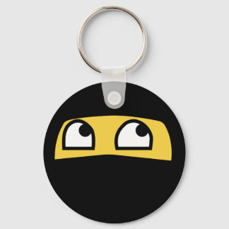 Cute lil' ninja emoji keychain
