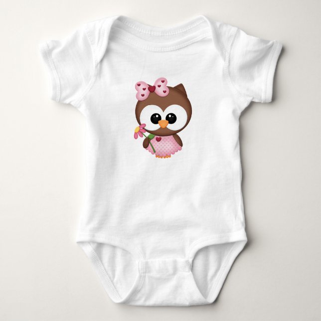 CUTE LIL OWL BABY BODYSUIT (Front)