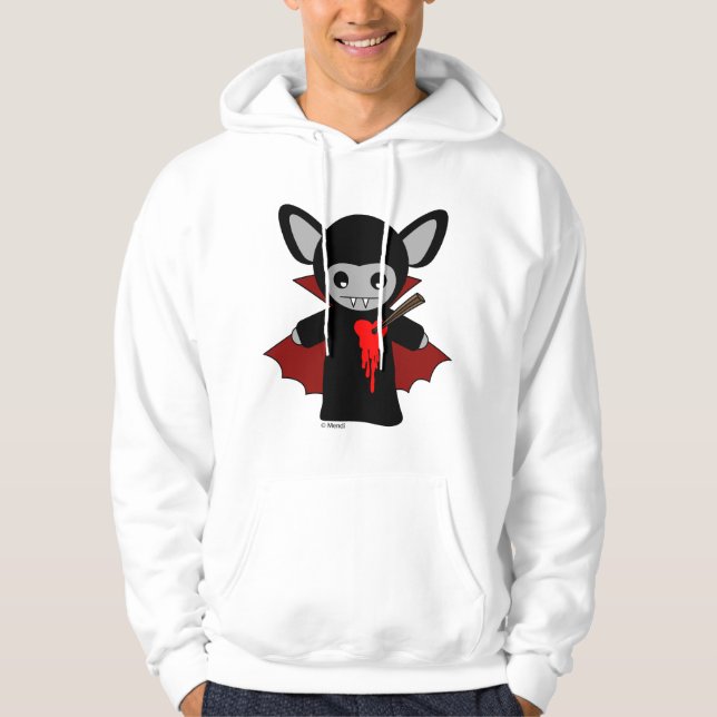 Cute Lil Vampire Bat Hoodie (Front)
