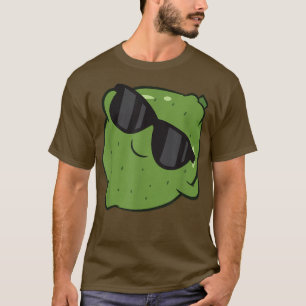 Cute Lime Fruit Relaing Lazy Lime  T-Shirt