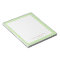 Cute Lime Green Lattice Pattern Notepad
