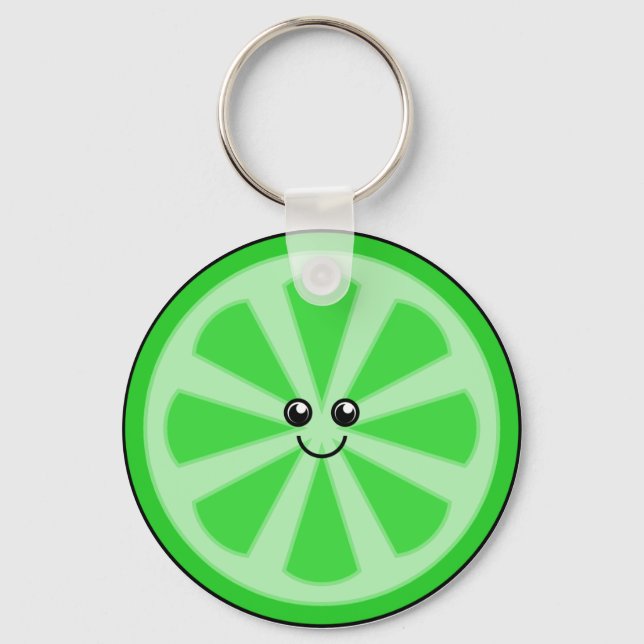 Cute Lime Keychain (Front)