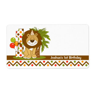 Cute Lion 1st Birthday