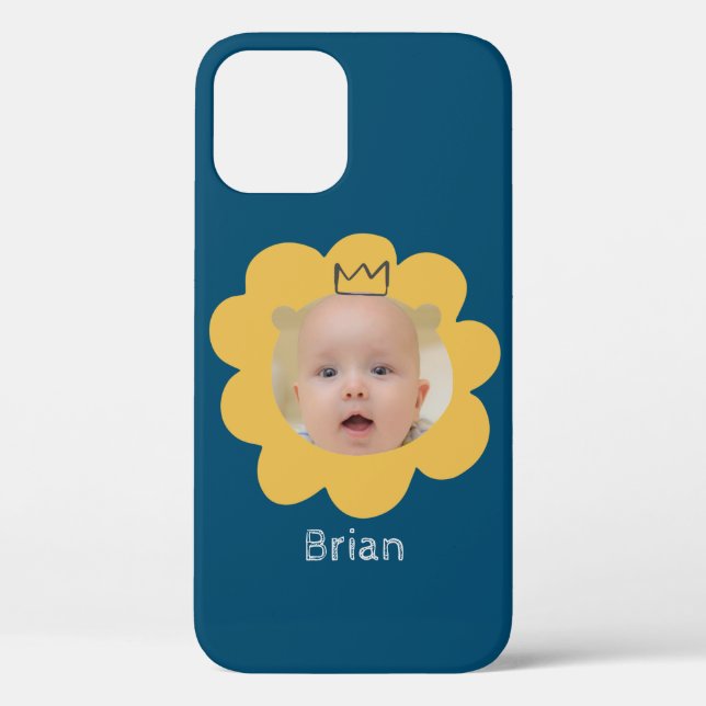 Cute Lion Baby Picture Case-Mate iPhone Case (Back)