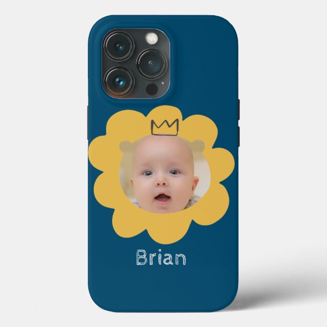 Cute Lion Baby Picture Case-Mate iPhone Case (Back)