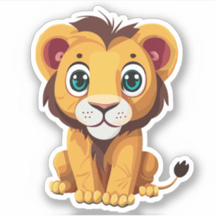 Cute Lion Cartoon Charactor