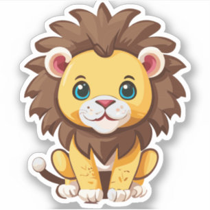 Cute Lion Cartoon Charactor