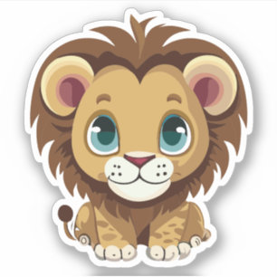 Cute Lion Cartoon Charactor