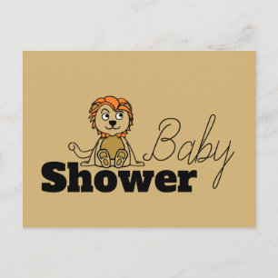 Cute Lion Cub, Baby shower Invitation