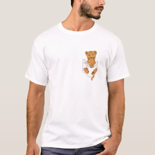 Cute Lion Cub On A Pocket African Safari Animal Ki T-Shirt