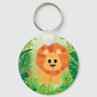 Cute Lion Keychain