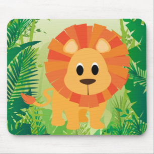 Cute Lion Mouse Pad
