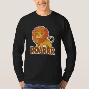 Cute Lion Wildlife Animals Jungles King Roarrr T-Shirt