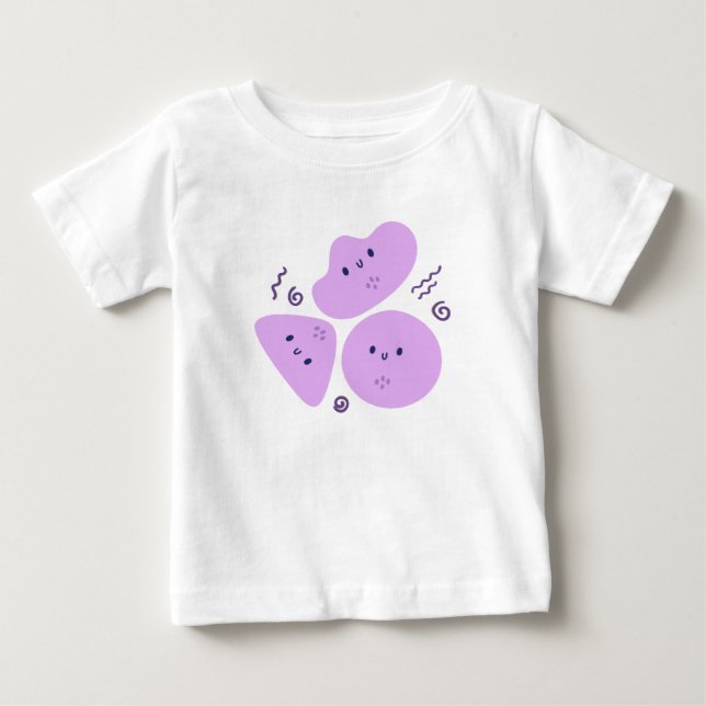 Cute Liquid Forms Baby T-Shirt (Front)