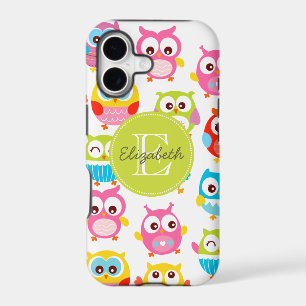 Cute Litte Owls Monogrammed