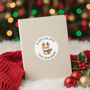 Cute Littel Cat To and From Gift Tag