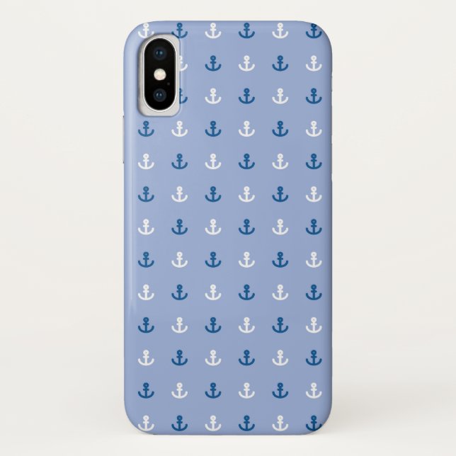 Cute Little Anchor Pattern Case-Mate iPhone Case (Back)