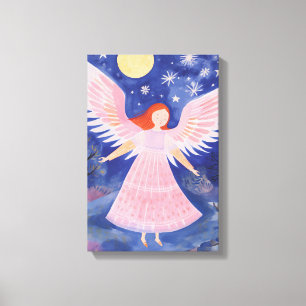Cute Little Angel Canvas Print