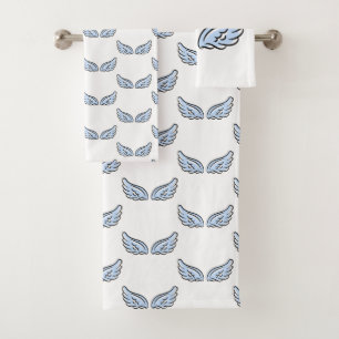 Cute Little Angel’s Wings Bath Towel Set