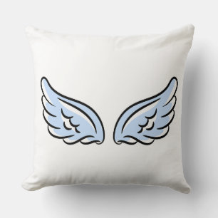 Cute Little Angel’s Wings Throw Pillow