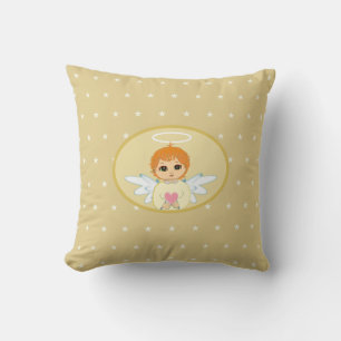 Cute Little Angel Throw Pillow