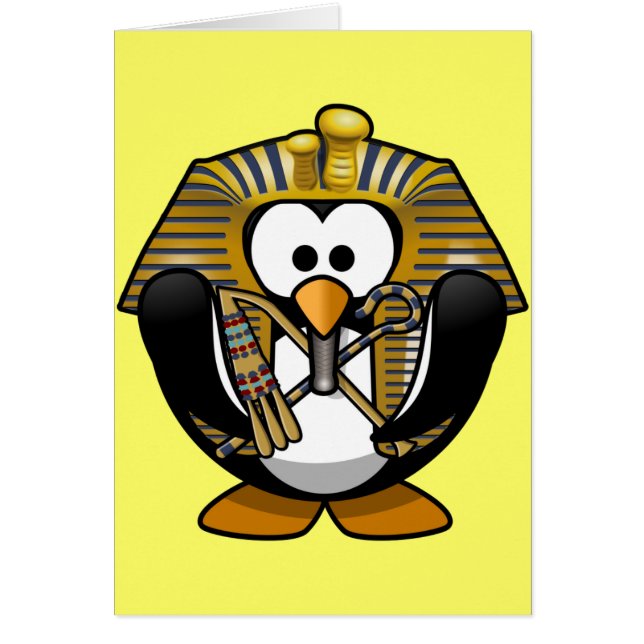 Cute little animated pharaoh penguin (Front)