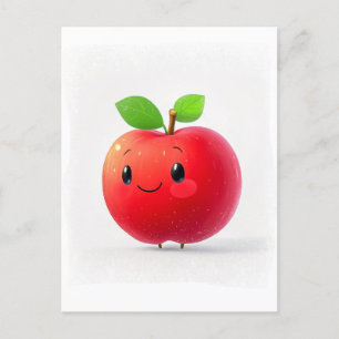 Cute Little Apple Postcard