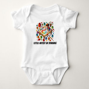 Cute little Artist in training customizable Baby Bodysuit