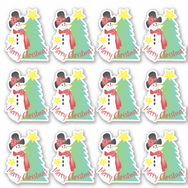 Cute Little Artsy Snowman (Front)