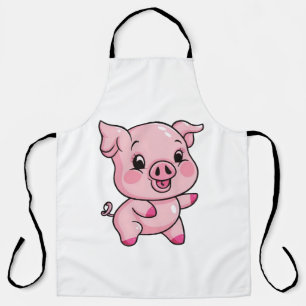 Cute Little Baby Pig Apron