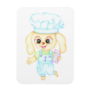 Cute Little baker Magnet