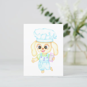 Cute Little baker Postcard