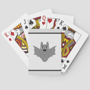 Cute Little Bat Playing Cards