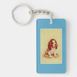 cute little beagle puppy keychain