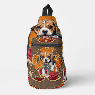 Cute little Beagle. Sling Bag
