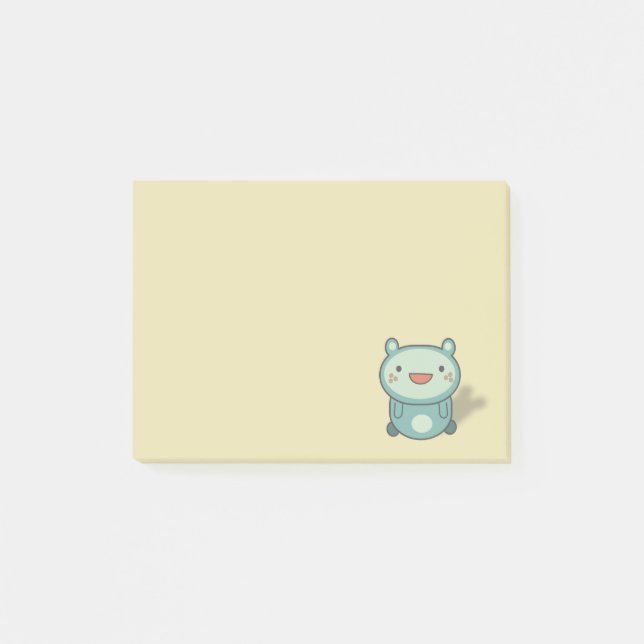 Cute little Bear Creature Post-it Notes (Front)