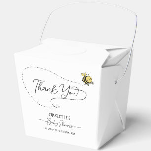 Cute Little Bee Baby Shower Favor Box