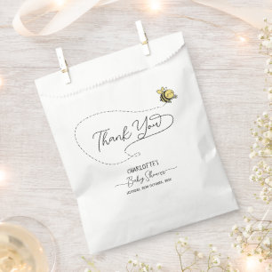 Cute Little Bee Baby Shower Favour Bag