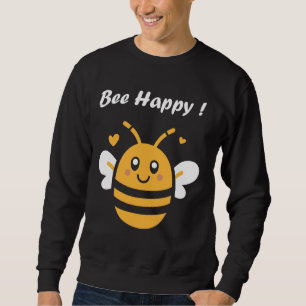 Cute Little Bee Funny Minimalist Simple quote Bee  Sweatshirt